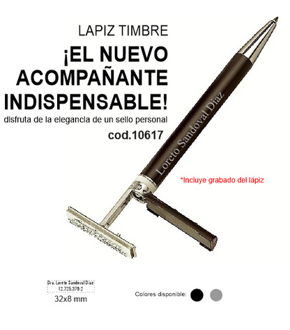 Lápiz Timbre Personalizado
