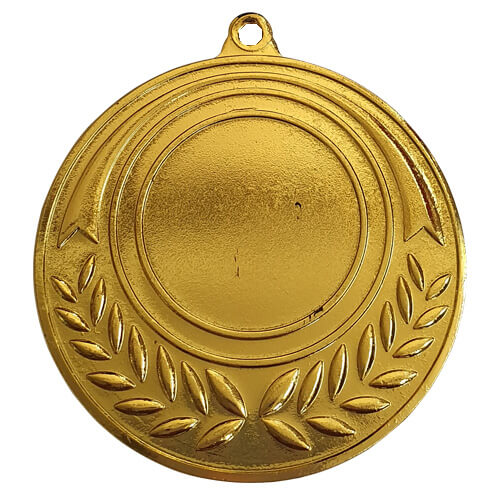 medalla cinta tricolor grabada